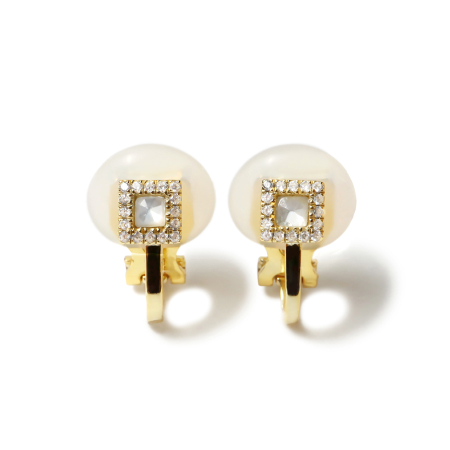 TWILIGHT SQUARE EARCLIP GOLD