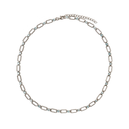INTERLACE NECKLACE SILVER