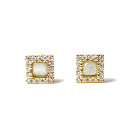 TWILIGHT SQUARE PIERCE GOLD