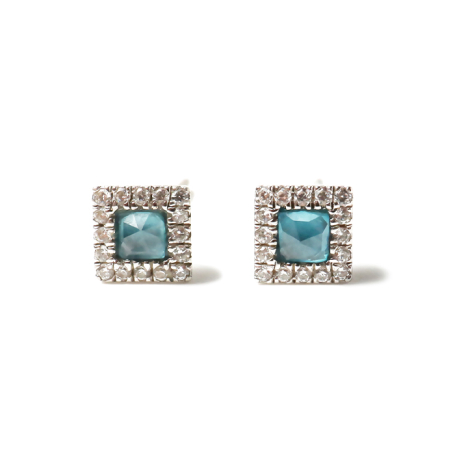 TWILIGHT SQUARE PIERCE SILVER