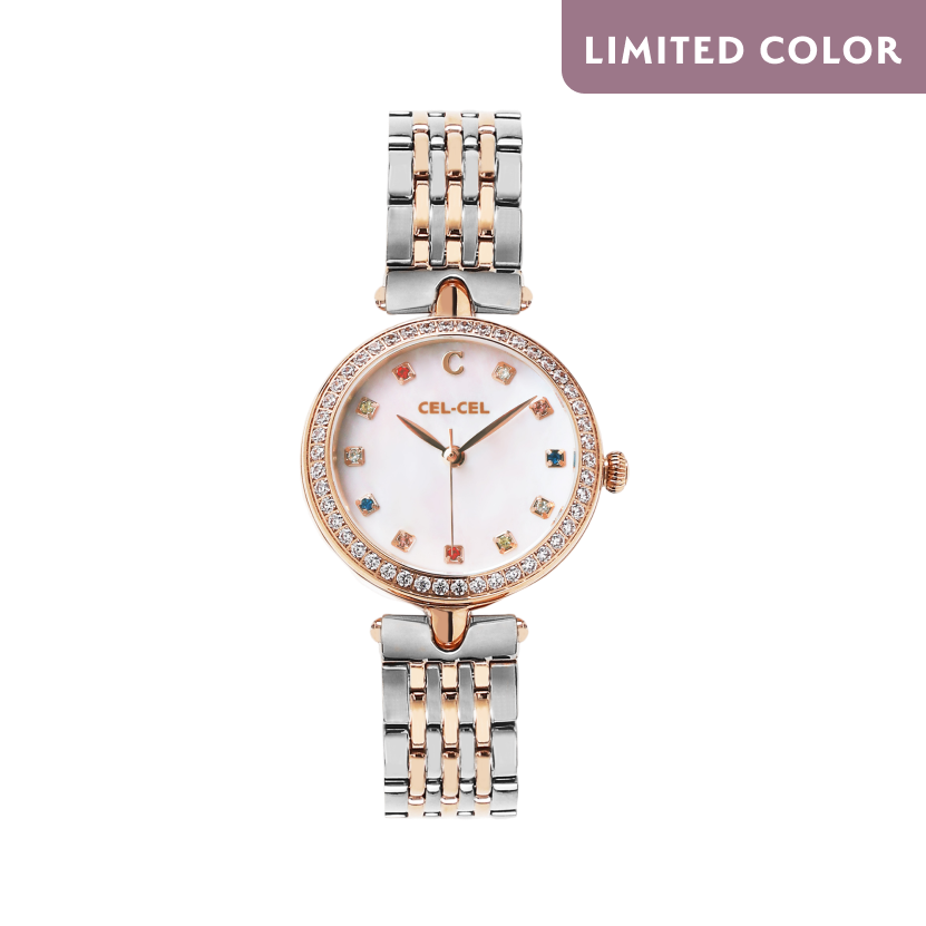 SPECTRA WATCH PINK GOLD × SILVER
