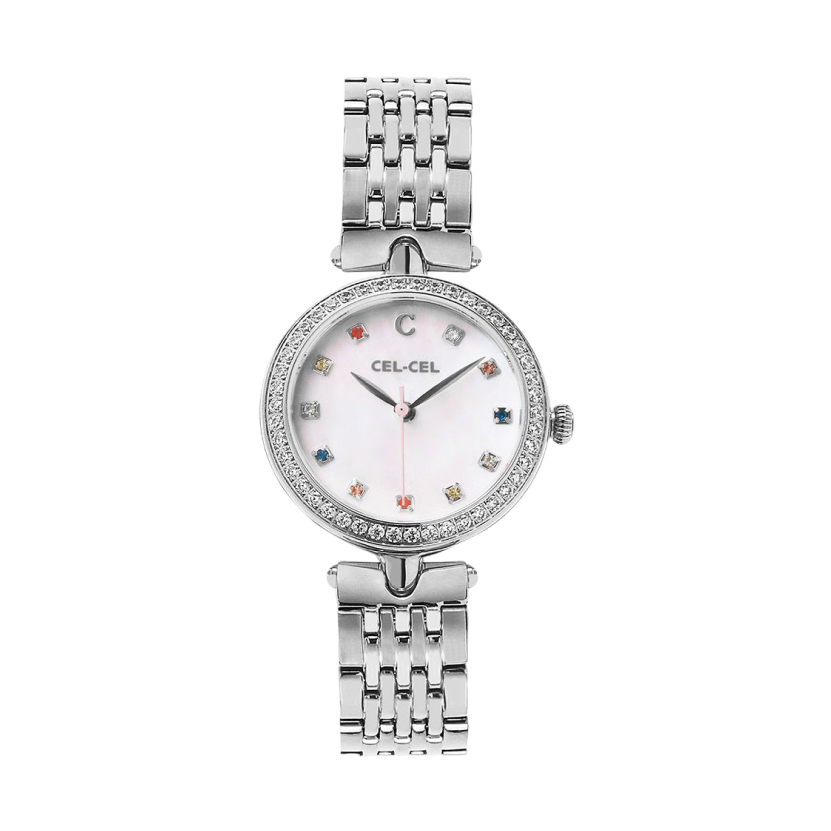 SPECTRA WATCH PINK SILVER