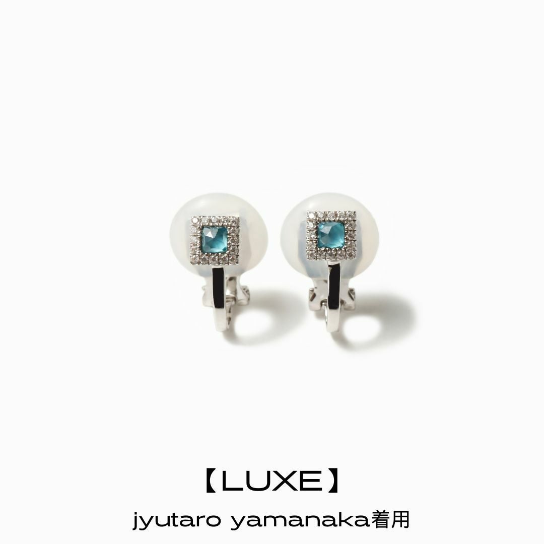 TWILIGHT SQUARE EARCLIP【LUXE】（SILVER） | CEL-CEL